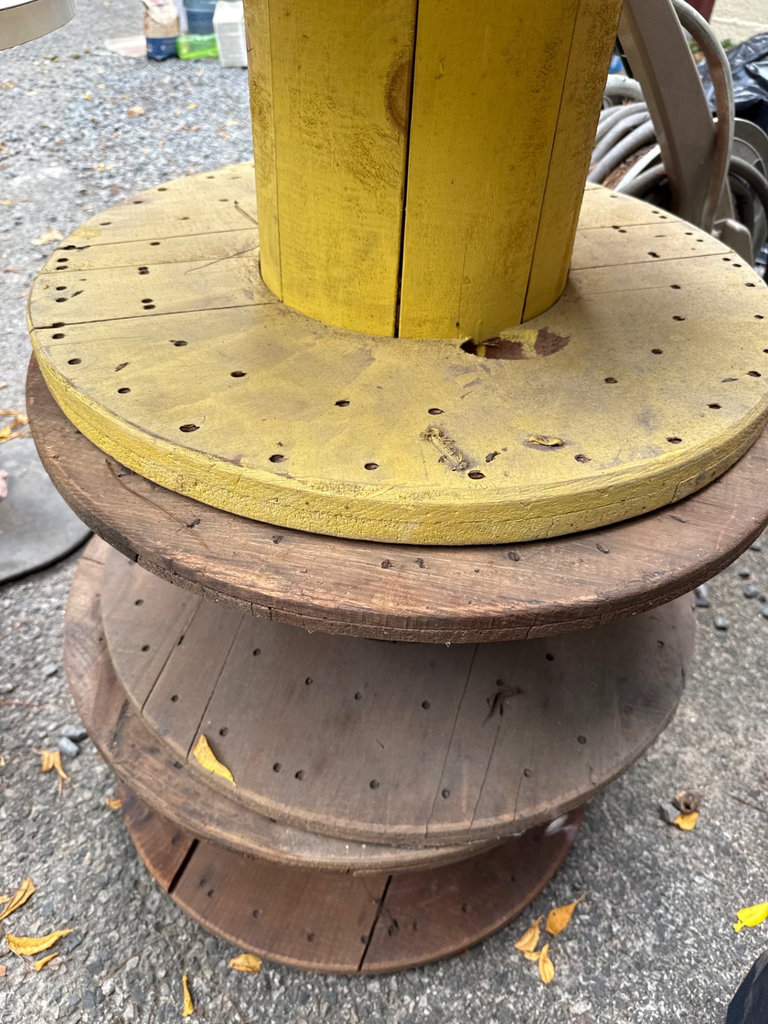 3 Wooden cable reels (spools) - image 5 of 7