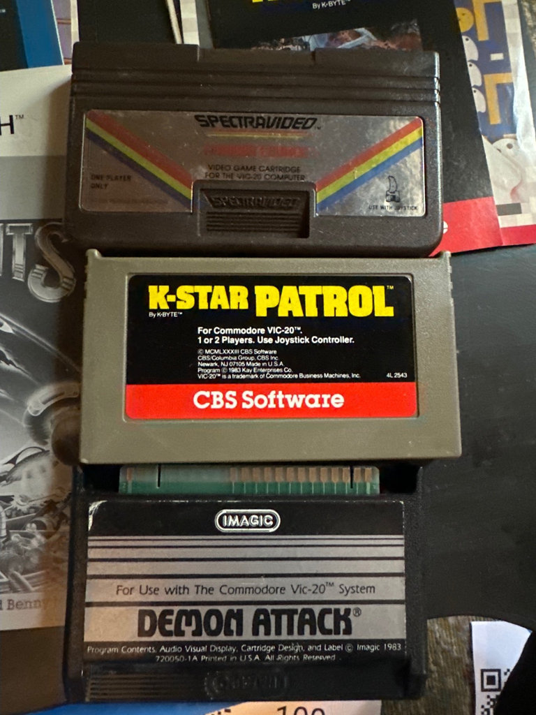 Vintage VIC-20 and Atari 2600 game cartridge collection - image 5 of 6