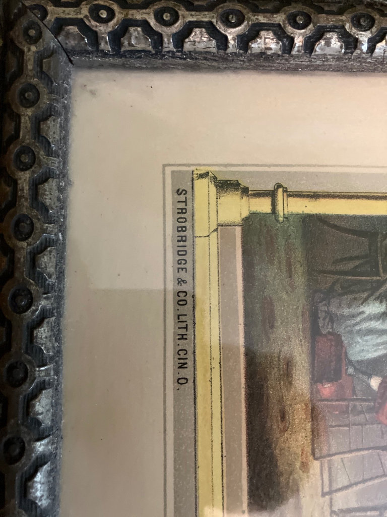 Set of framed art prints including Order United American Mechanics and city street scene - image 6 of 9