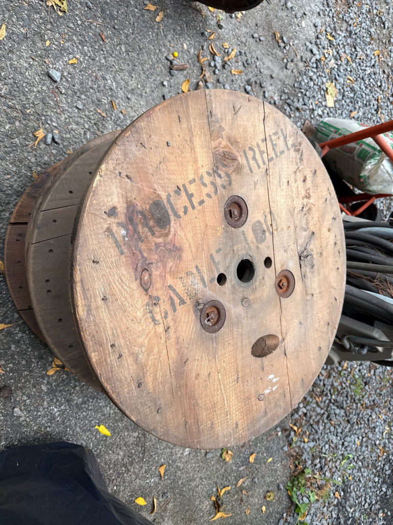 3 Wooden cable reels (spools) - image 7 of 7