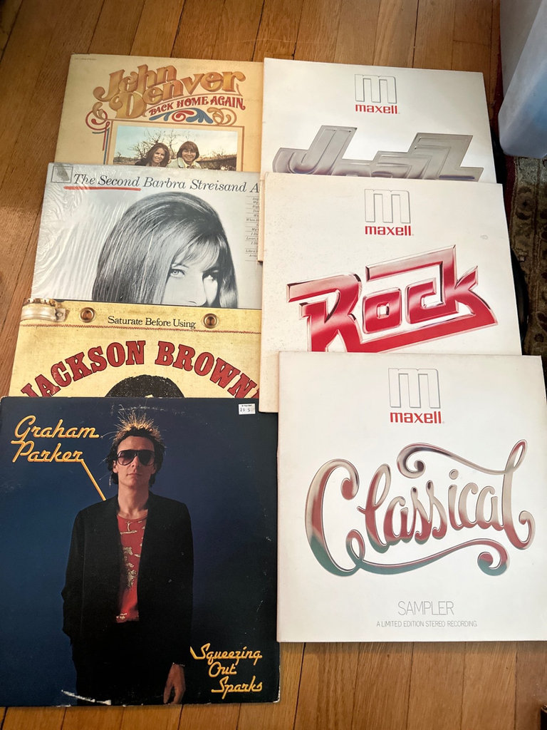 Vinyl record collection with accessories - image 3 of 5