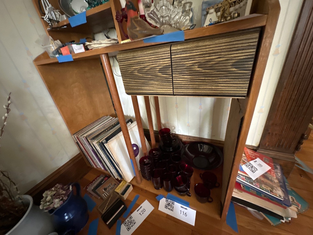 Vintage Wooden bookcase  - image 6 of 7