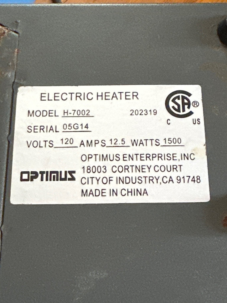 Holmes Ceramic and Optimus Space Heaters - image 3 of 5