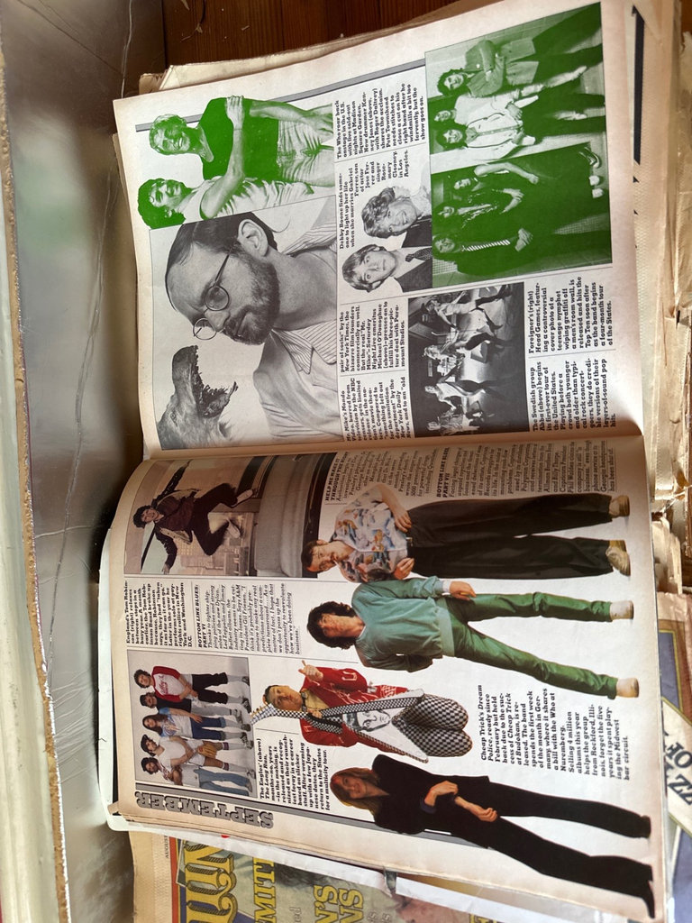 Stack of vintage Rolling Stone magazines and related periodicals - image 10 of 11