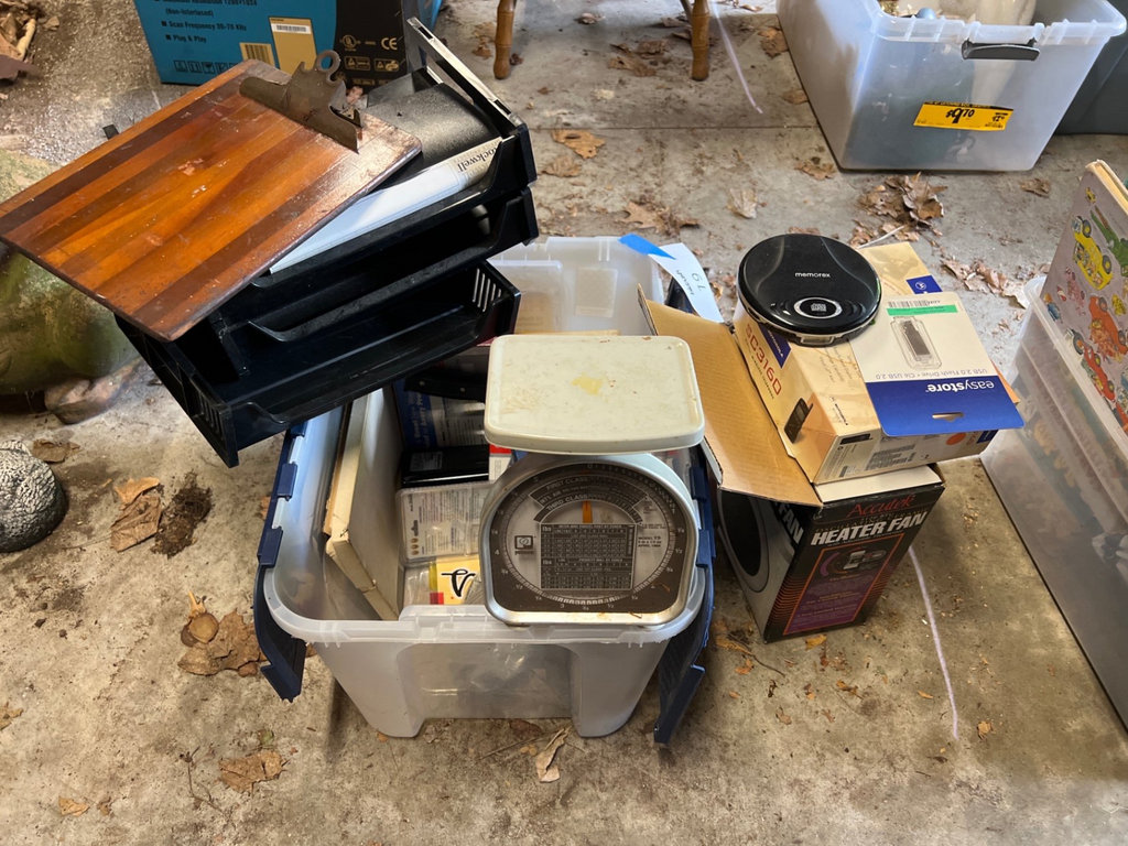 Assorted electronics, office supplies, and small appliances - image 2 of 9