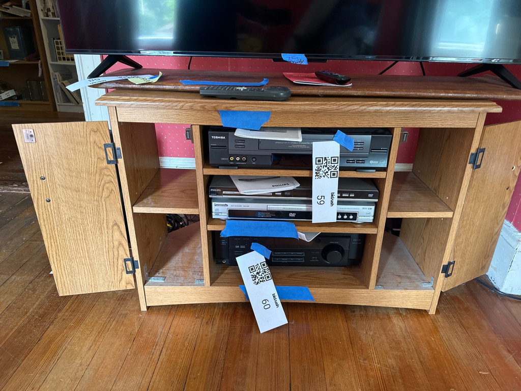 Wooden media cabinet  - image 2 of 5
