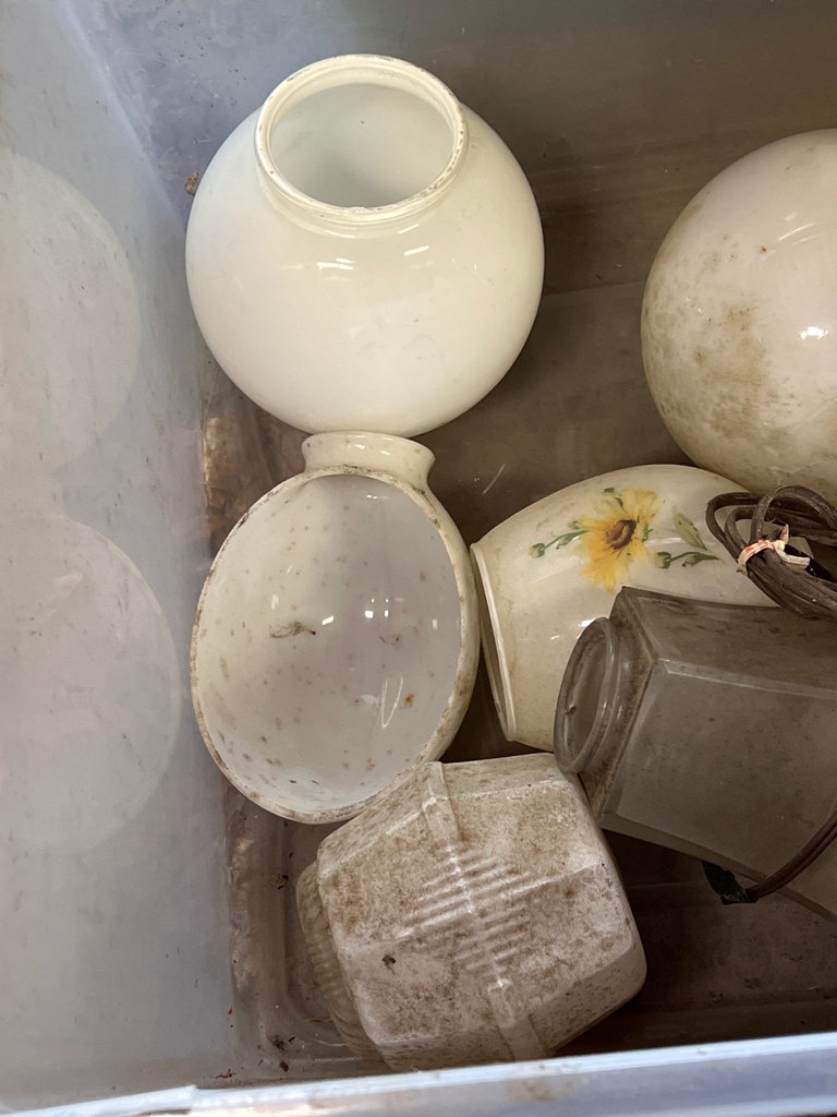 Assorted high intensity lighting and glass globes - image 2 of 8