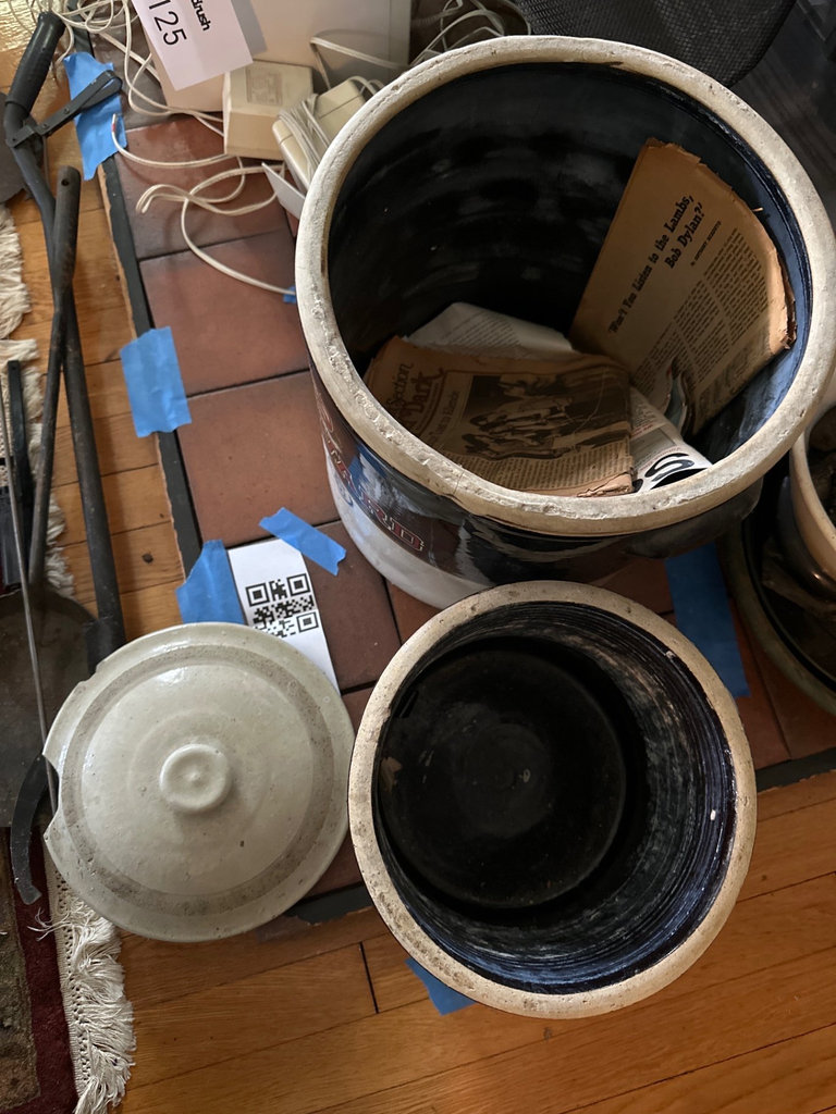 Two vintage stoneware crocks  - image 4 of 6