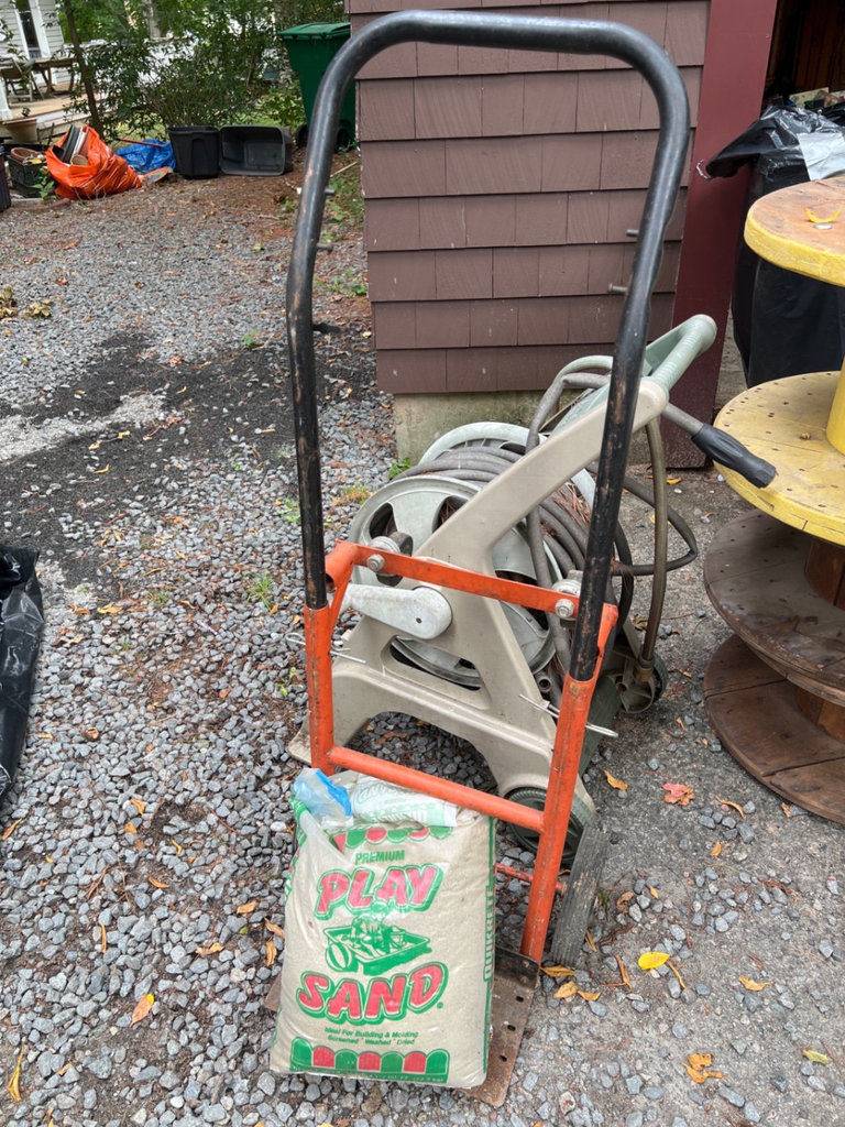 Play Sand bag, hose reel, and hand truck - image 1 of 5
