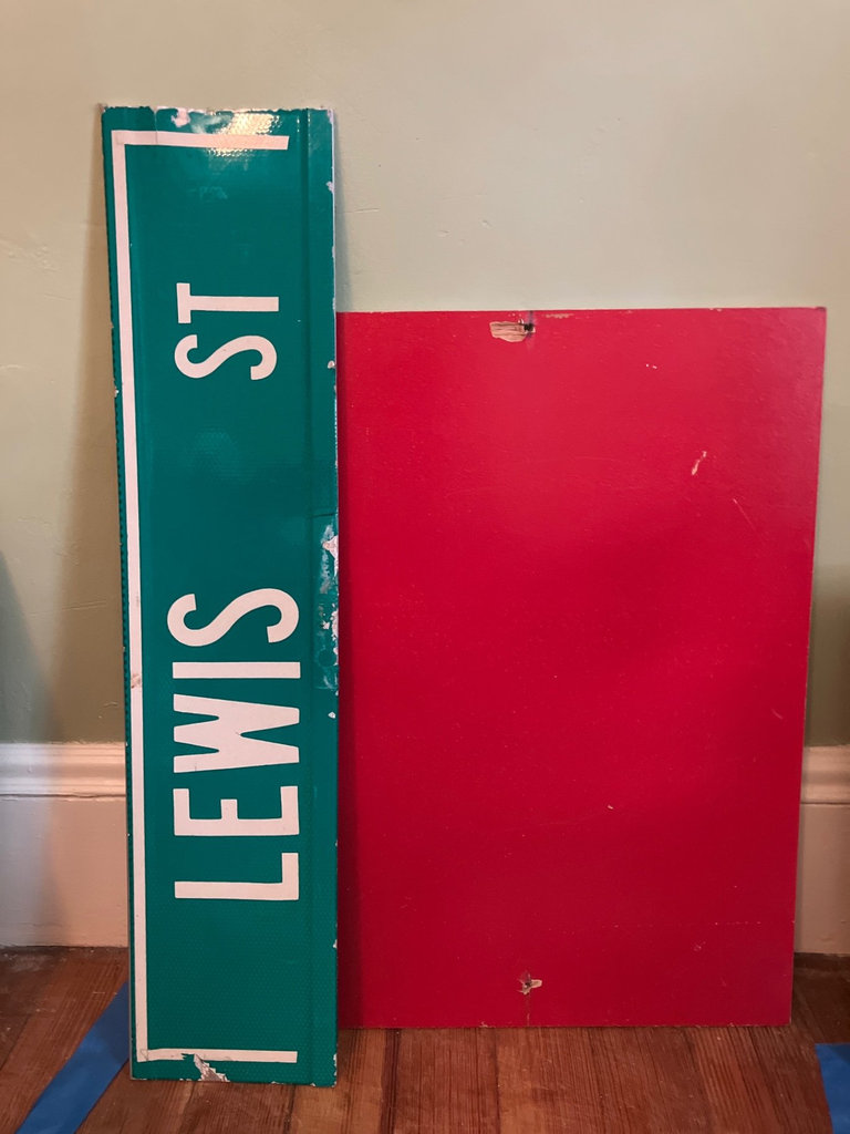 Vintage street sign and a university parking sign - image 4 of 5