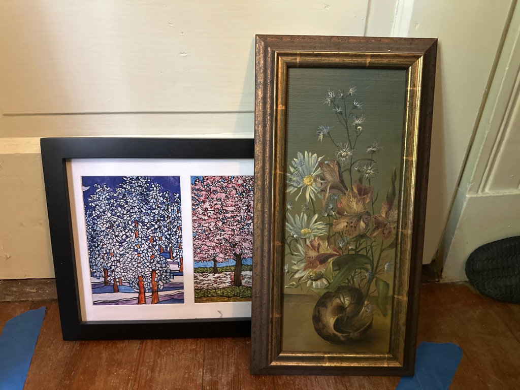 Two framed artworks - image 1 of 8