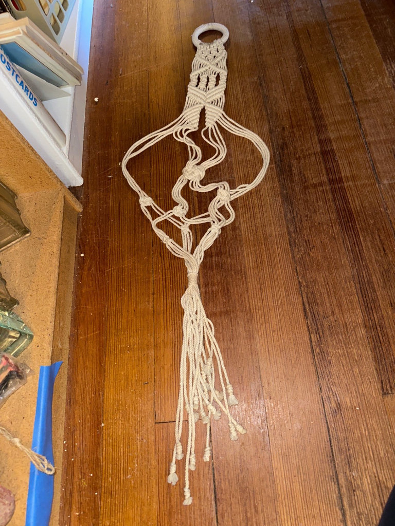 Glass blocks, macramé hanger, More  - image 4 of 11