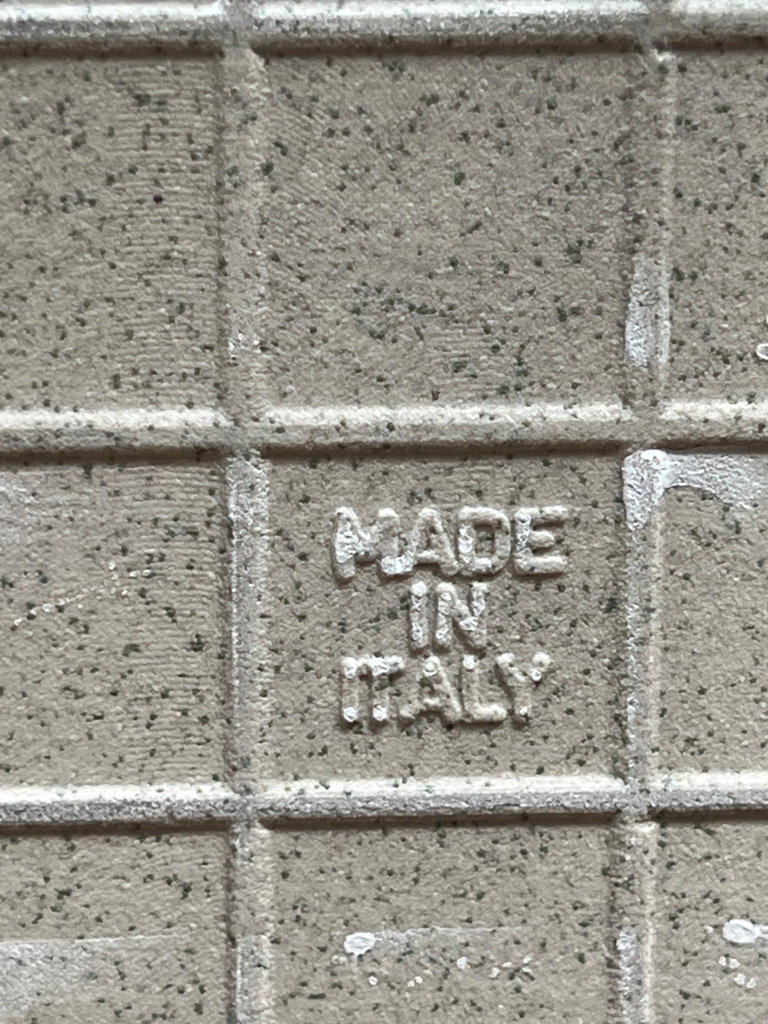 Assorted concrete tiles, stone slabs, and vinyl tile boxes - image 1 of 6