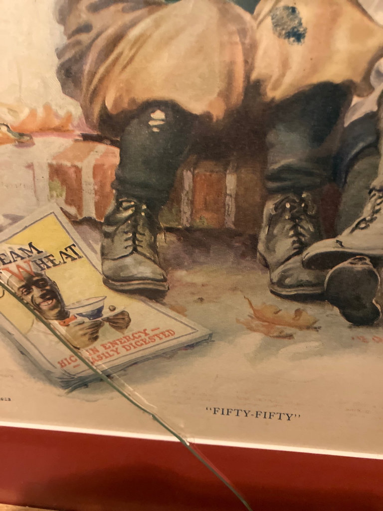 Vintage framed advertising prints - image 3 of 12