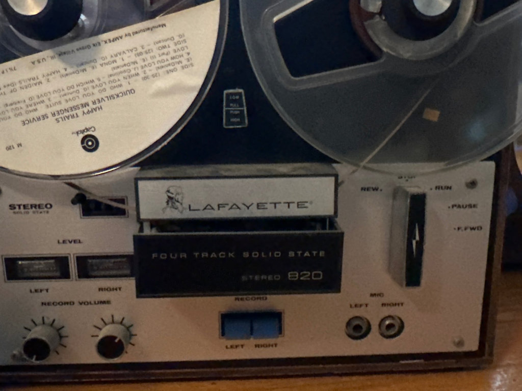 Vintage Lafayette RK-820 stereo tape deck with reels - image 4 of 6