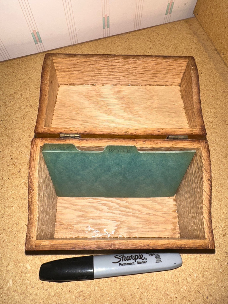 Vintage cases, wooden box, and assorted advertising items - image 8 of 9