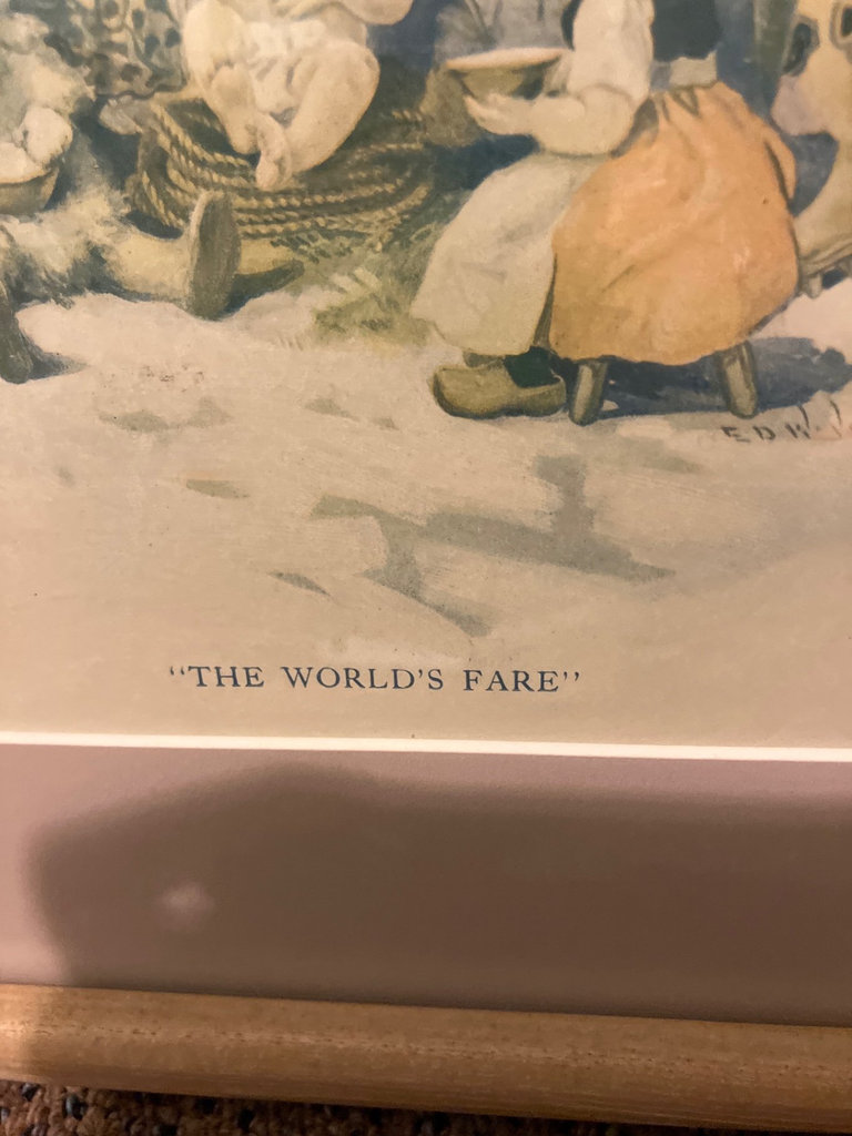 Vintage advertising art prints (Cream of Wheat and The World's Fare) - image 5 of 10