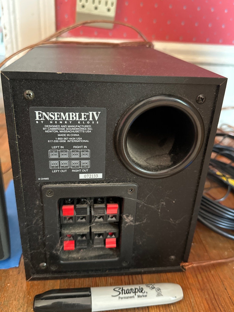 Cambridge SoundWorks Ensemble IV speaker system with subwoofer and three satellite speakers - image 2 of 5