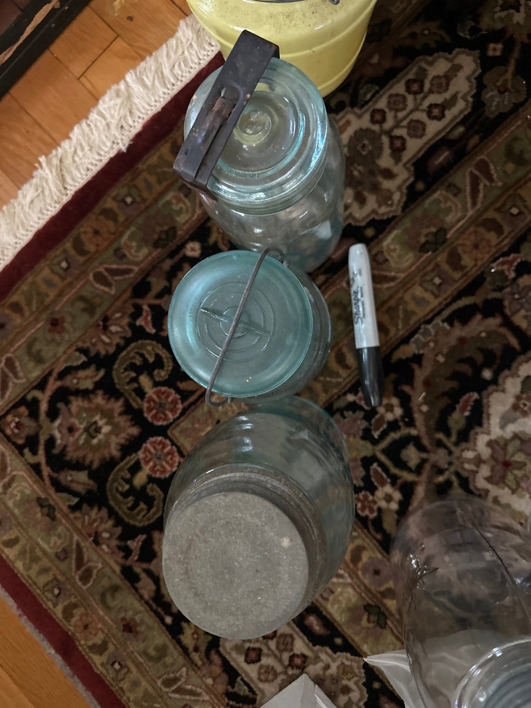 Vintage glass jars, bottles, and canning hardware - image 5 of 10