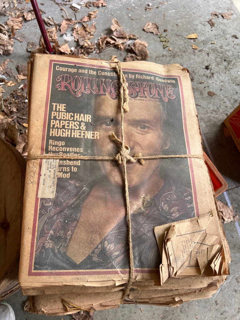 Assorted vintage ephemera and containers - image 1 of 7