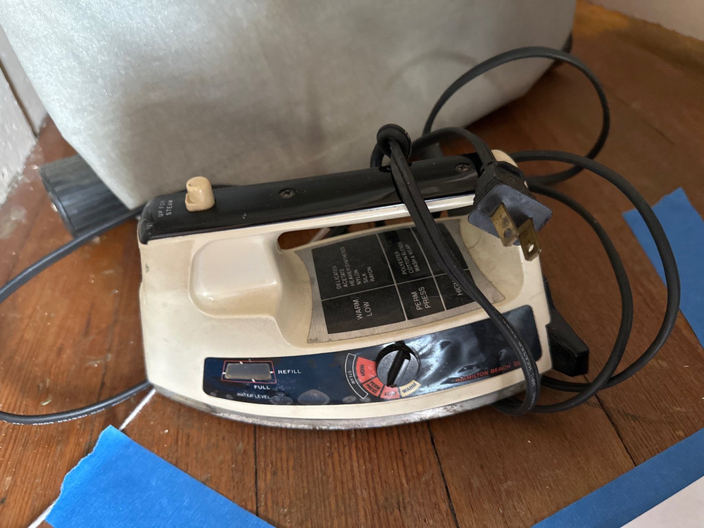 Ironing board and electric iron - image 2 of 2