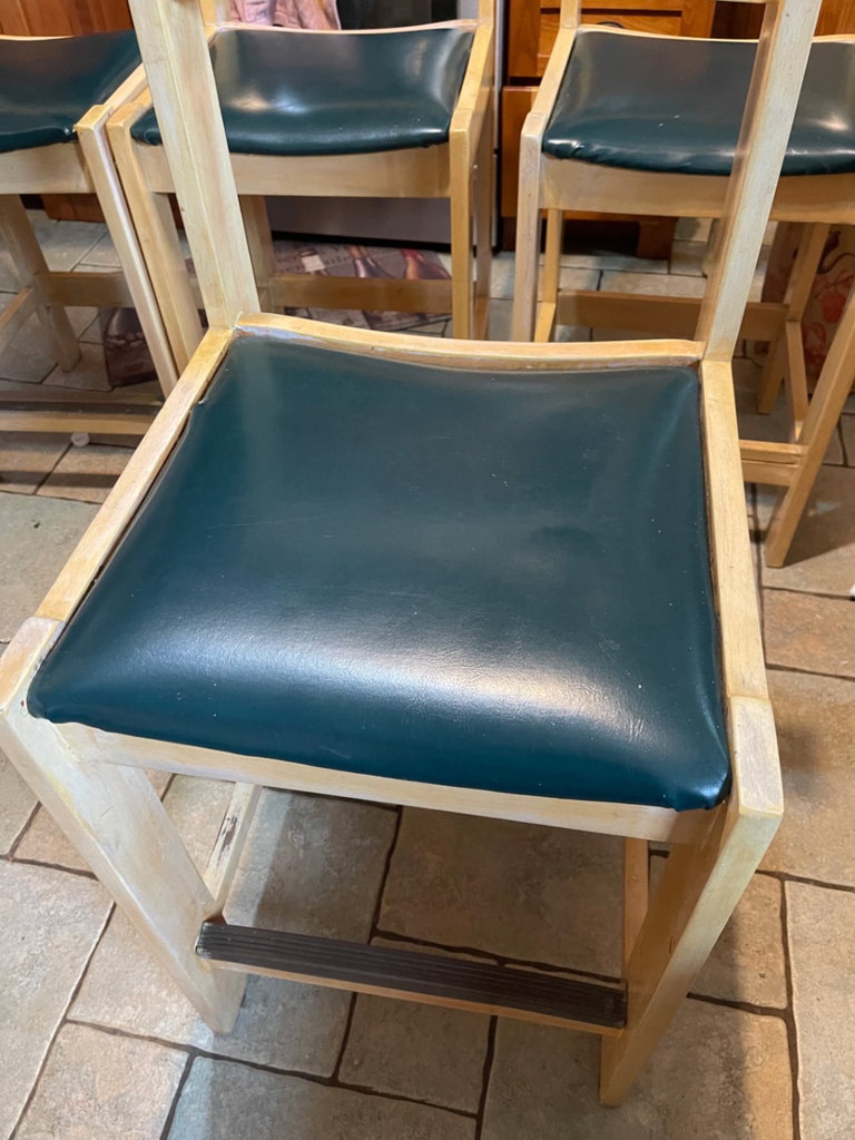 Light Ash Counter height chairs - image 3 of 4