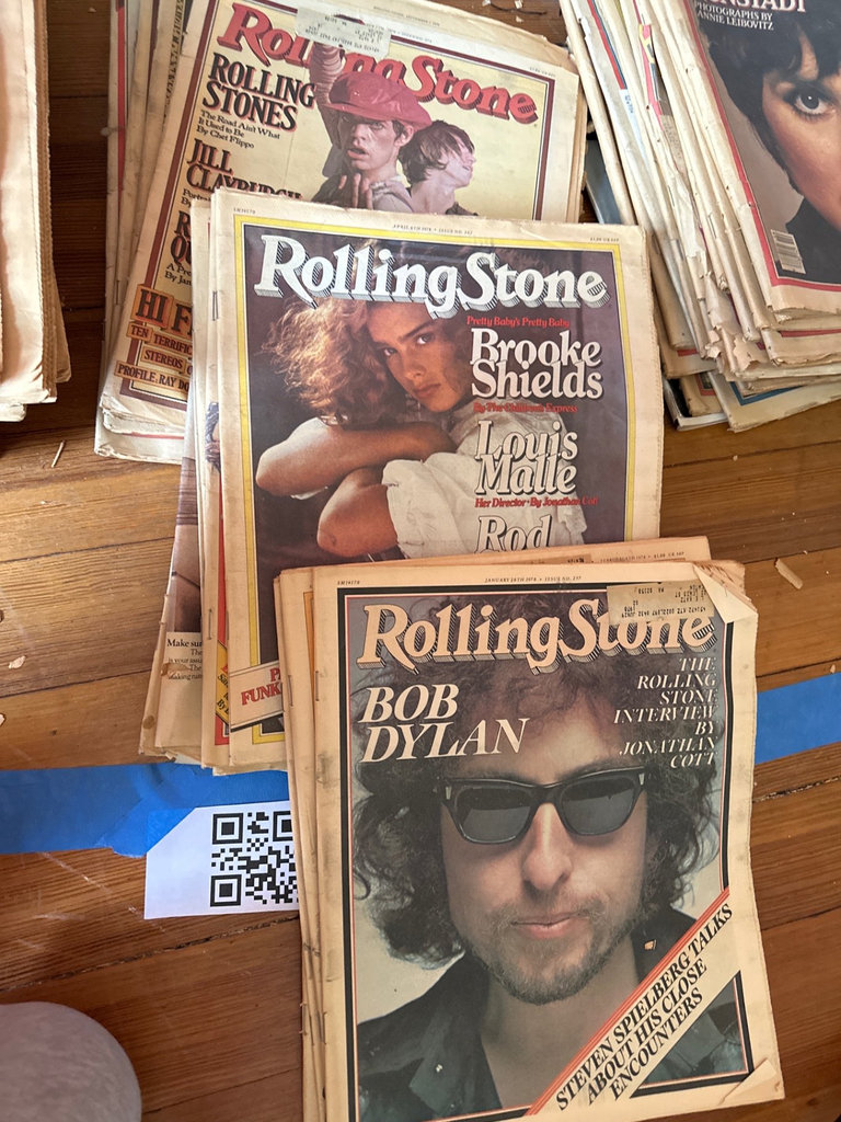 Stack of vintage Rolling Stone magazines and related periodicals - image 2 of 11