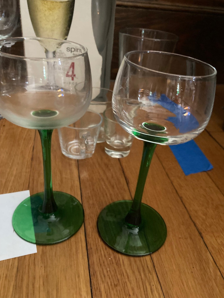 Glassware Set with Four Spirit Champagne Flutes and Stemware - image 3 of 6