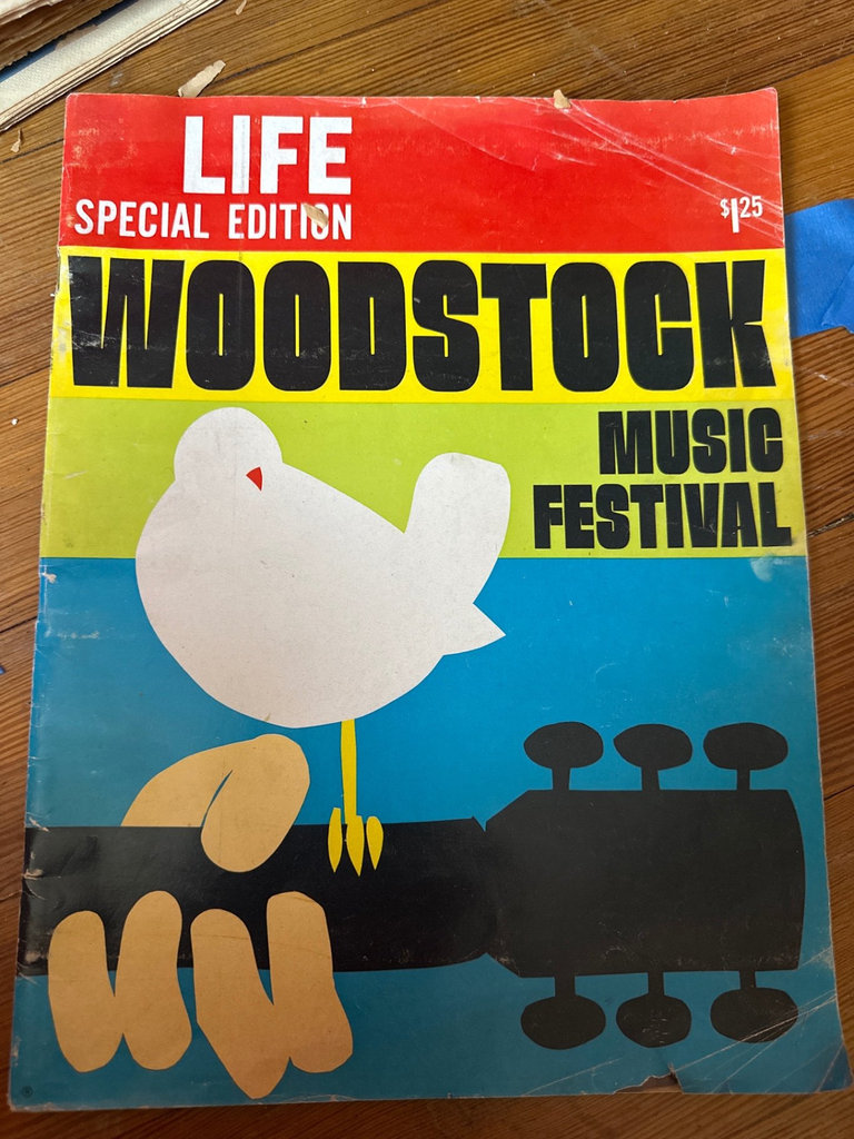 Vintage newspapers and a LIFE Woodstock Special Edition magazine - image 5 of 7