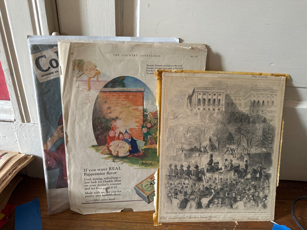 Collection of vintage magazine and illustrated prints - image 1 of 8