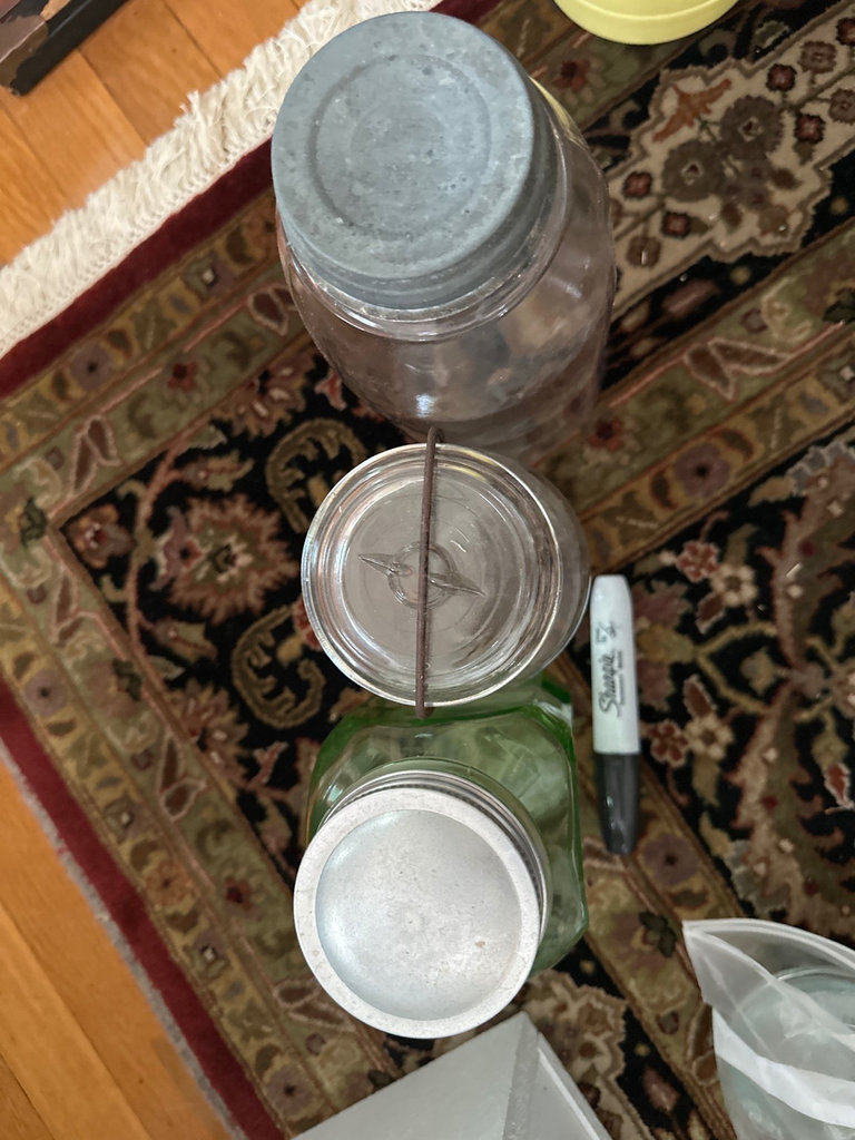 Vintage glass jars, bottles, and canning hardware - image 7 of 10