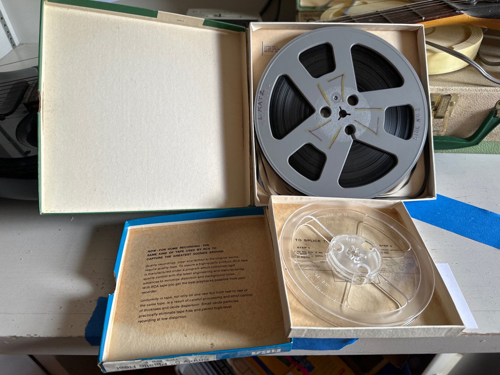 Vintage recording tapes and reels - image 1 of 3