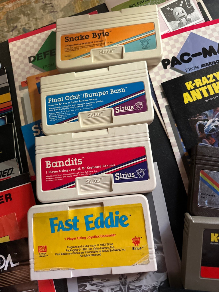 Vintage VIC-20 and Atari 2600 game cartridge collection - image 2 of 6
