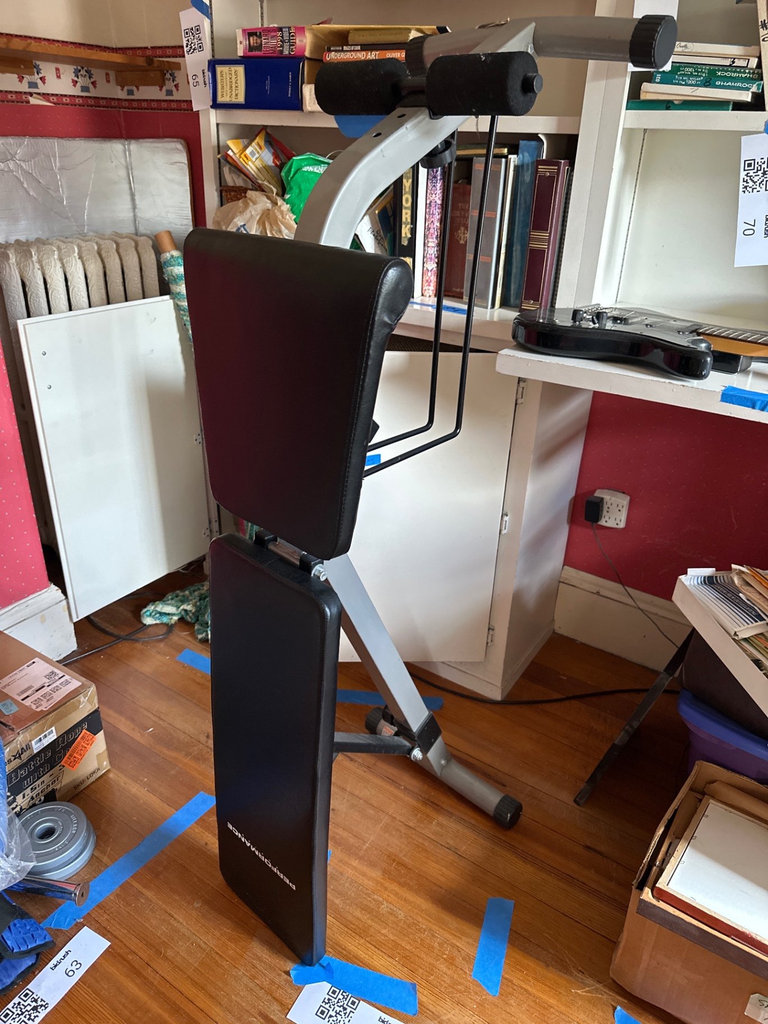 Adjustable weight bench with leg extension - image 1 of 4