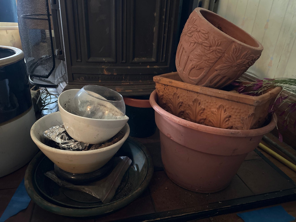 Assorted terracotta pots and gardening containers - image 1 of 6