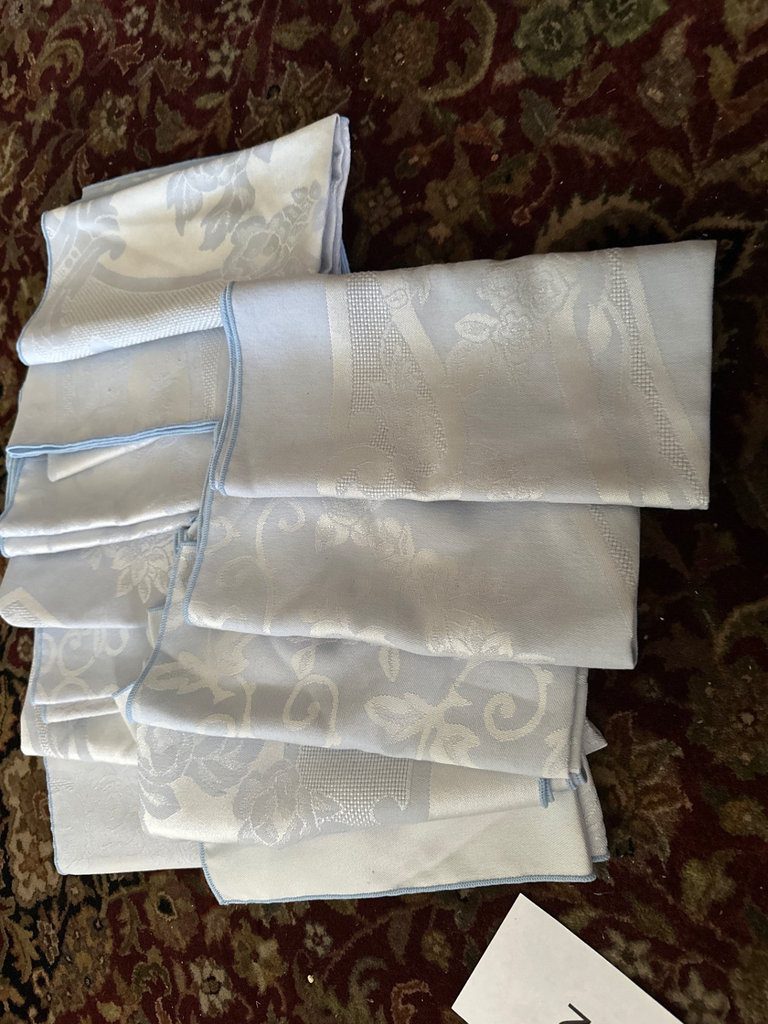 Prima Vera damask table linens, more  - image 3 of 5