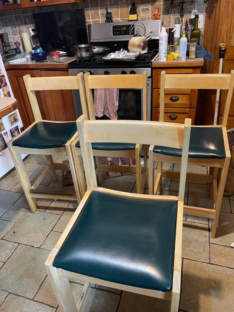 Light Ash Counter height chairs - image 1 of 4