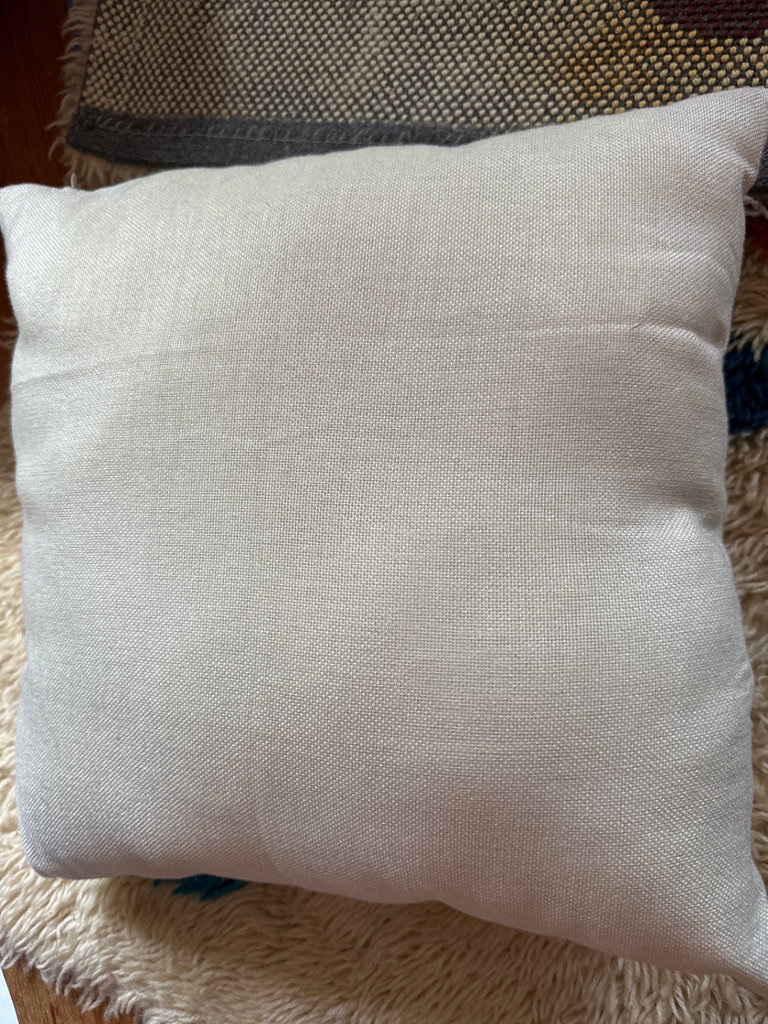 Vintage shaggy area rug, cushion  - image 6 of 6