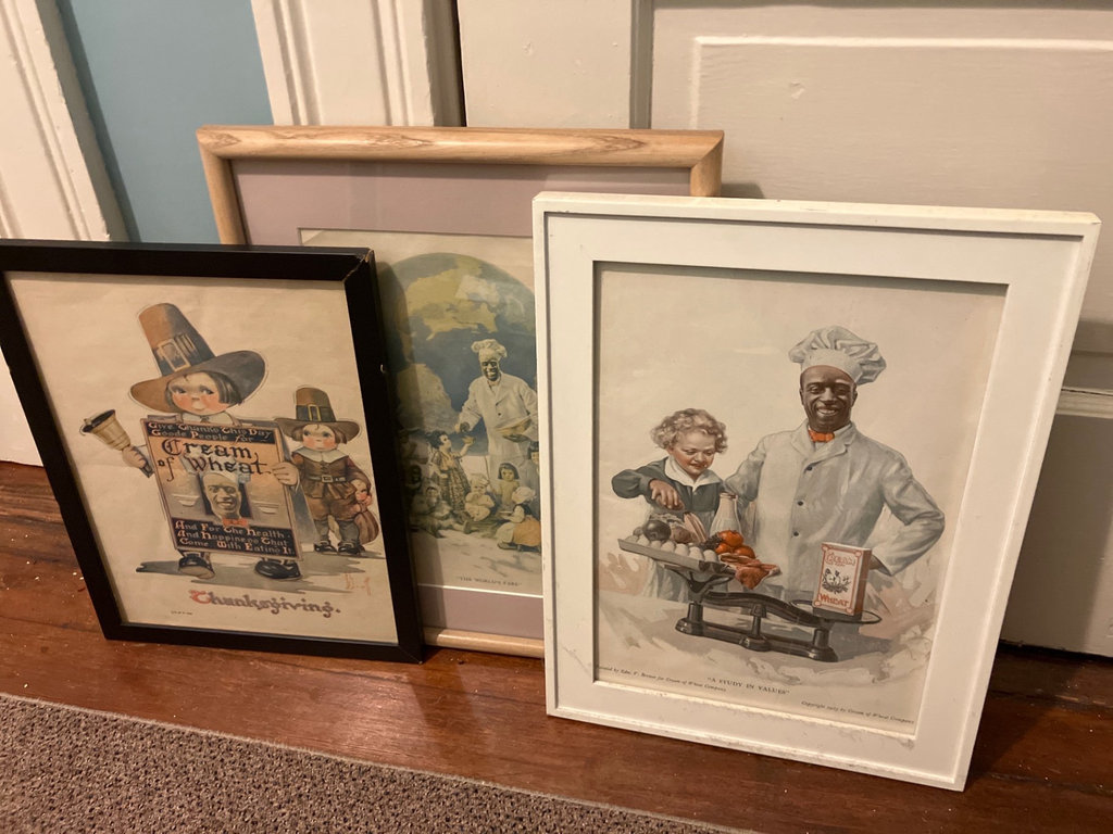 Vintage advertising art prints (Cream of Wheat and The World's Fare) - image 1 of 10