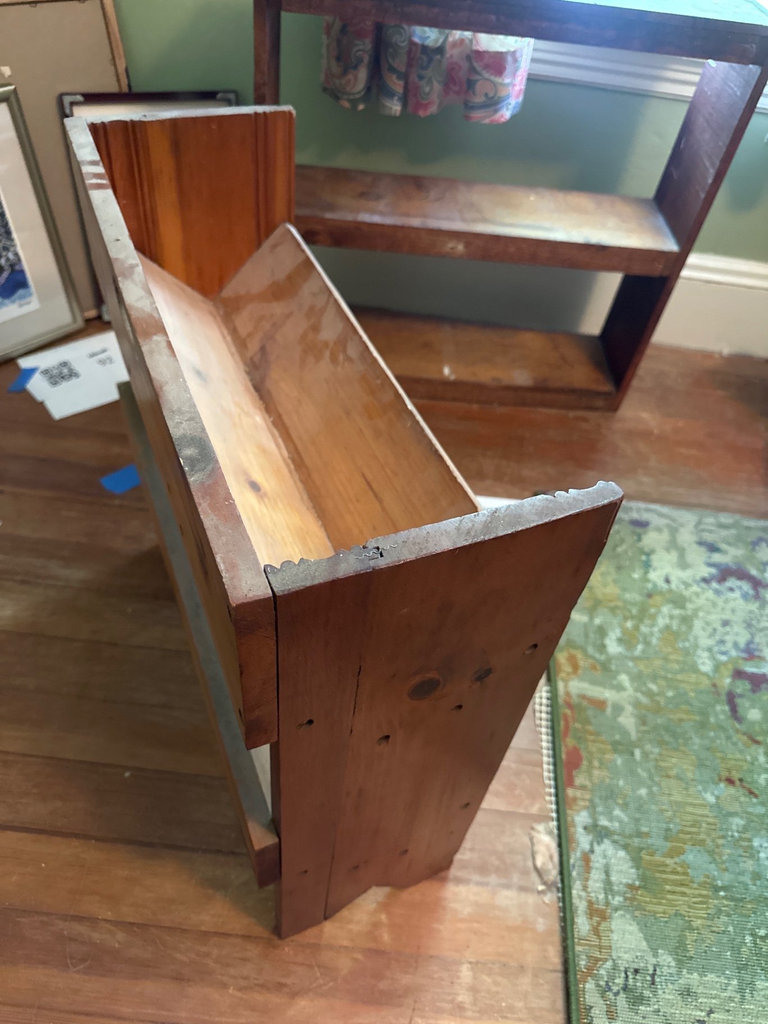 Two-shelf wooden bookcases - image 3 of 6
