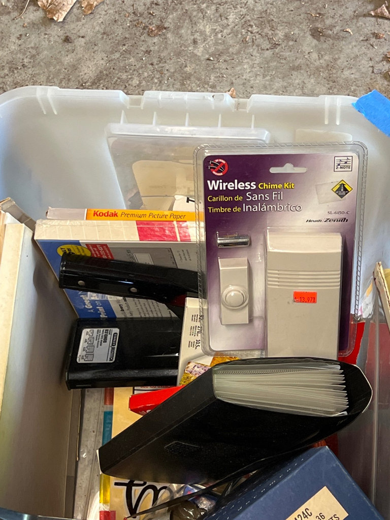 Assorted electronics, office supplies, and small appliances - image 8 of 9