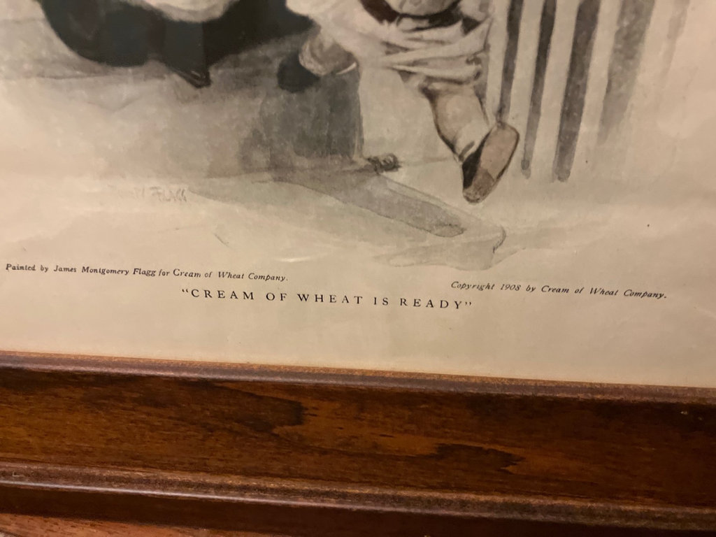Two framed vintage Cream of Wheat advertisement prints - image 10 of 11