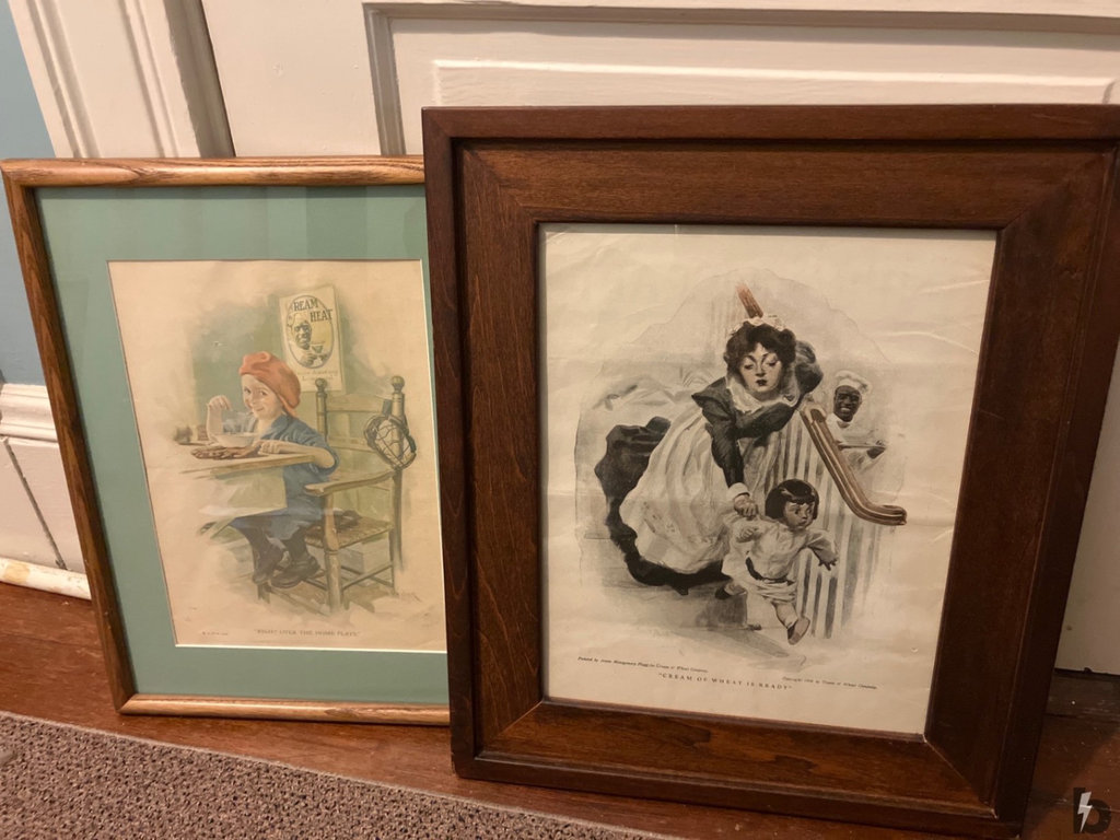 Two framed vintage Cream of Wheat advertisement prints - image 1 of 11