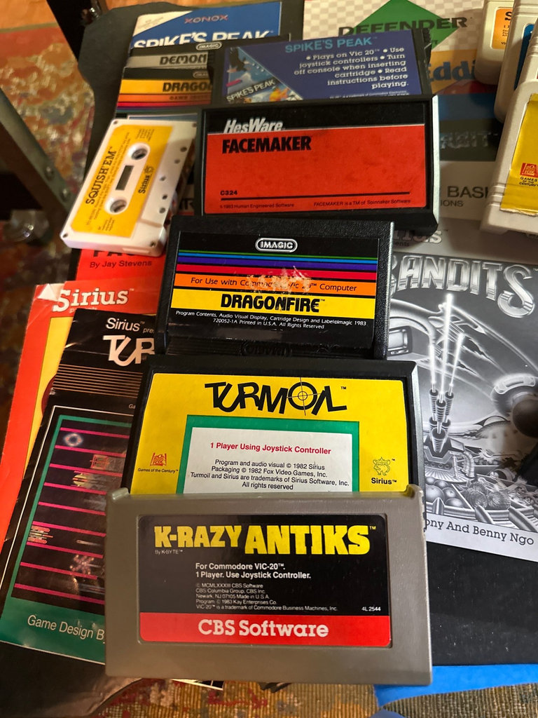 Vintage VIC-20 and Atari 2600 game cartridge collection - image 4 of 6