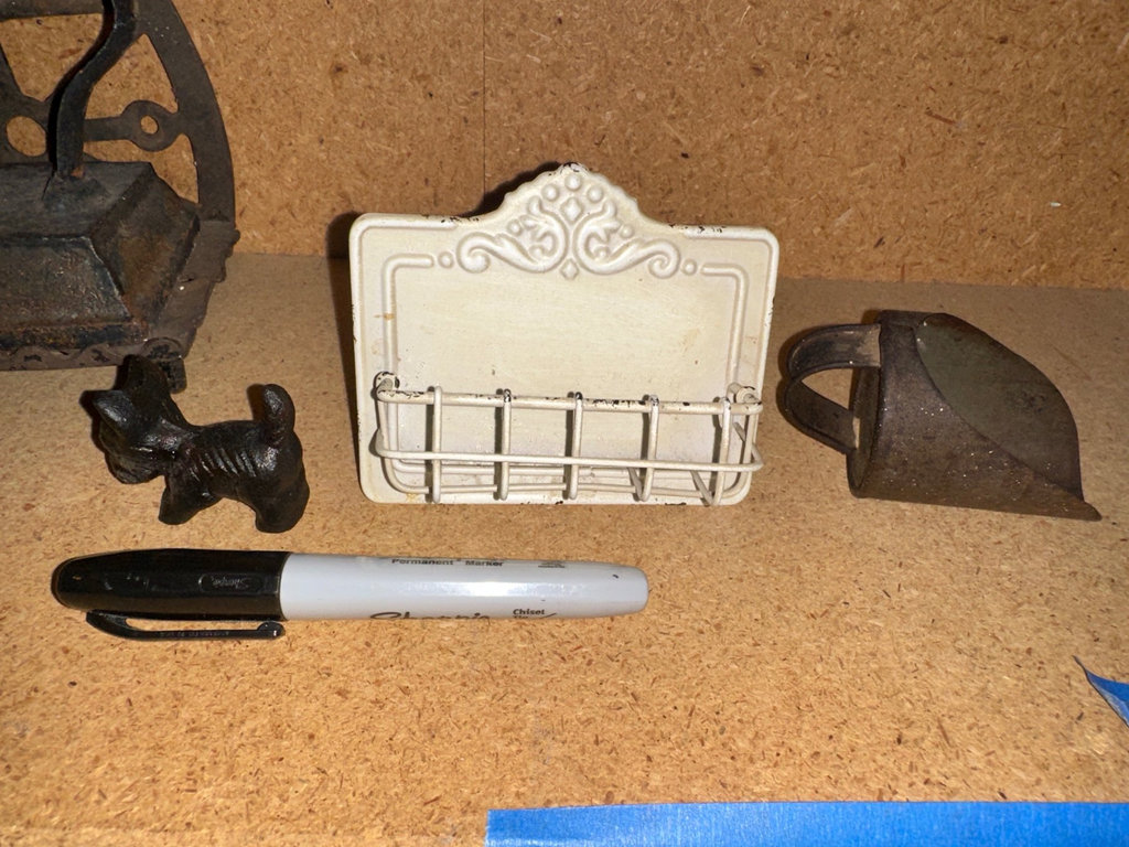 Vintage iron and bases, Printer Block and More  - image 3 of 7