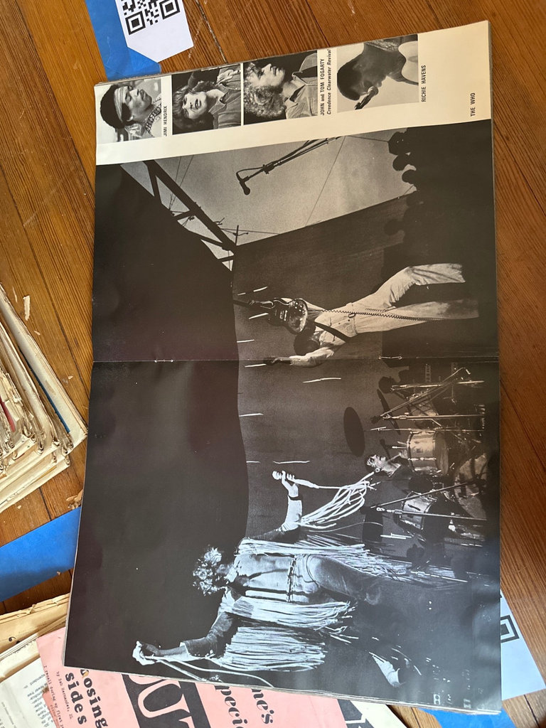 Vintage newspapers and a LIFE Woodstock Special Edition magazine - image 3 of 7