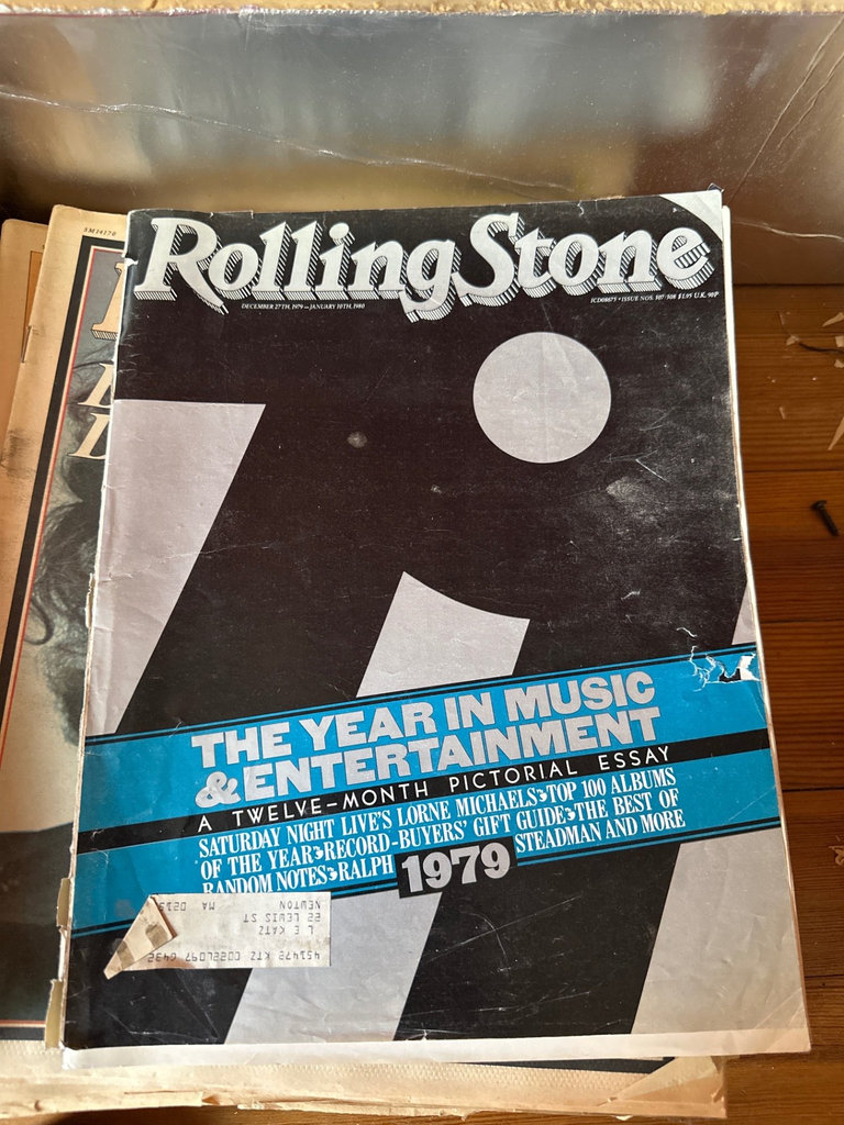 Stack of vintage Rolling Stone magazines and related periodicals - image 8 of 11