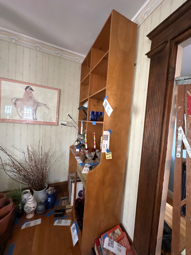 Vintage Wooden bookcase  - image 2 of 7