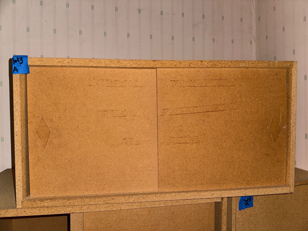 Modular OSB storage cabinet system with drawers and cubbies - image 2 of 8