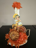 Vintage Inspired Candlesticks - Pumpkin Blow Mold - thumbnail 3 of 4